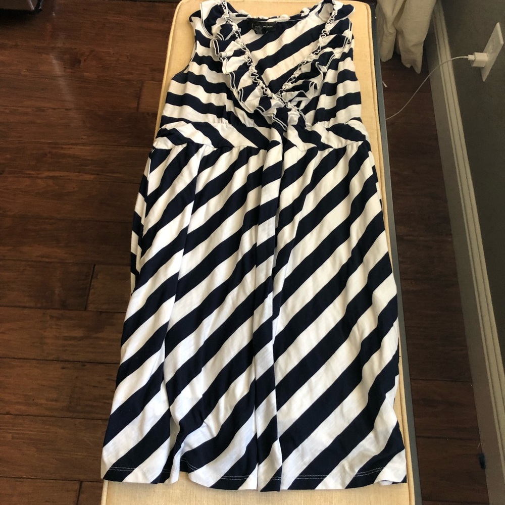 I.N.C blue and white striped dress size 2x.